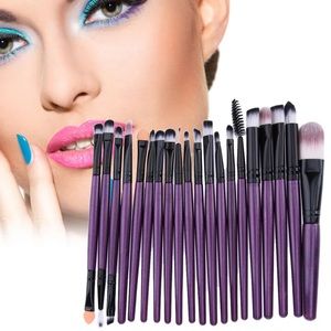 20pcs Makeup BRUSHES Kit Set Powder Foundation Eyeshadow Eyeliner